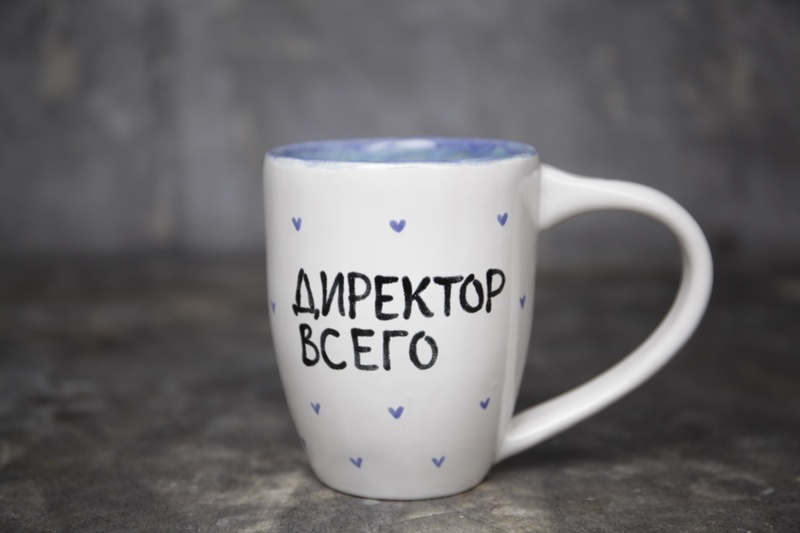 Кружка с надписью «Директор всего»